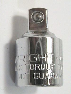 Wright Tool 4453 1/2 Female x 3/8 Male Adapater 1/2 x 3/8 inch 1/2'' F x 3/8'' M