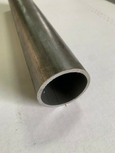 1.5" OD x .065" Wall DOM Seamless Round Tube x 24" Long, Mild Steel Tubing