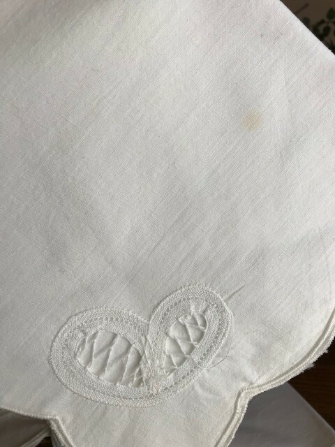 Battenburg Lace Napkins White set of 8