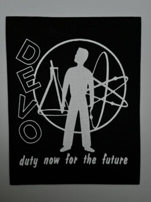 Devo Cloth Patch Sew On Punk Rock Approx 5.5'' X 4'' (CP336)
