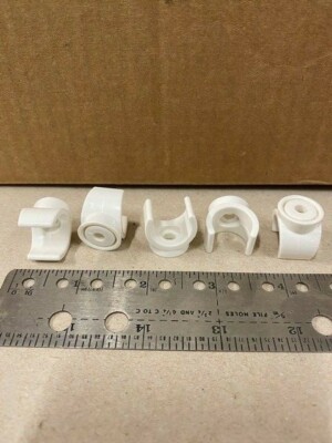 5 Plastic 1/2'' clips for the underside of your TV tray tables