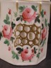 1800's French Porcelain Sevres Hand Painted Flower Gilt Old Paris Perfume Bottle