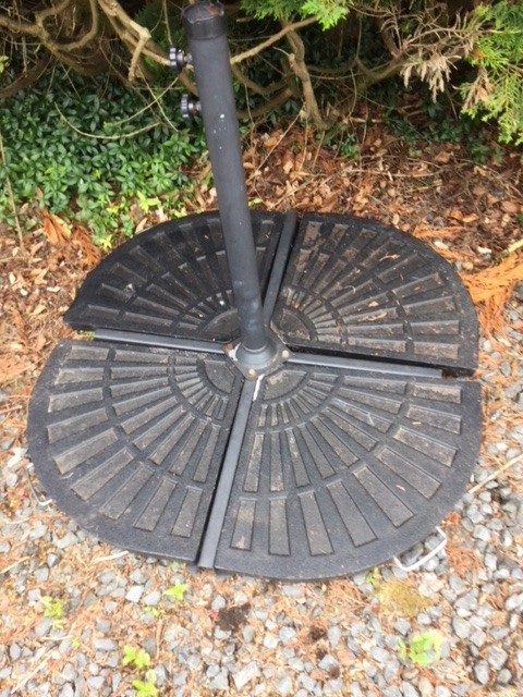 Parasol Bases 14/18kg Cantilever Parasol Base Garden Deck ...