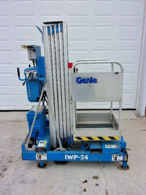 Genie IWP 24 vertcal manlift 12 volt manlift