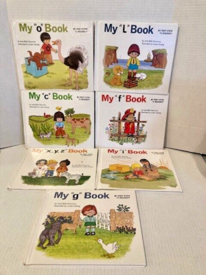 Lot Of 7 My First Steps To Reading By Jane Belk Moncure 1984 HC Grolier Books