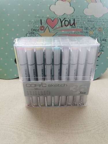 Copic sketch 36色セット Amazon.com: Copic Sketch, Alcohol-Based Markers, 36pc Set