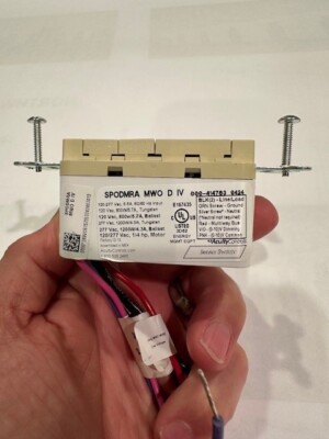 Acuity Controls SPODMRA MWO D IV  Single Sensor Switch Ivory