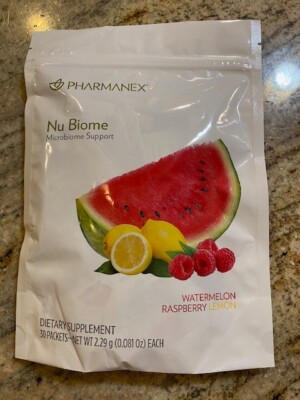 NuSkin Pharmanex Nu Biome, Gut Health, Powder Mix-in Bag of 30 pouches exp:01/26