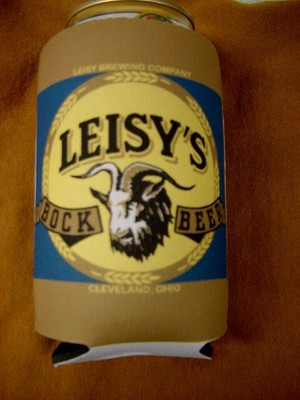 Leisy's Bock Beer Can Koozie, Wrap, Insulator -