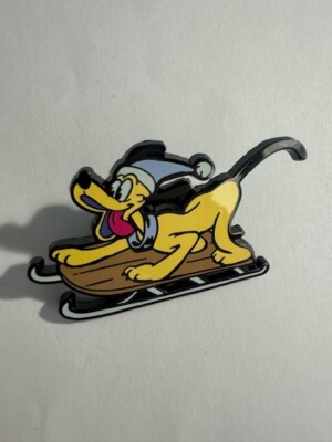 Loungefly Pluto Snow Sleigh Holiday Christmas Mystery Pin (C6)