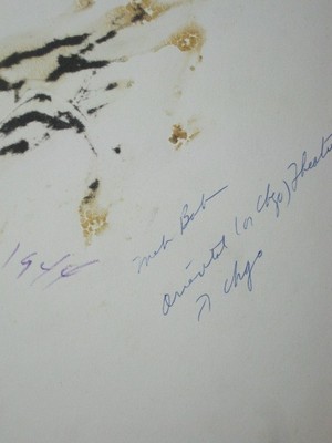Authentic Signed in person 1944 Chicago Oriental Theatre BOB WILLS 8