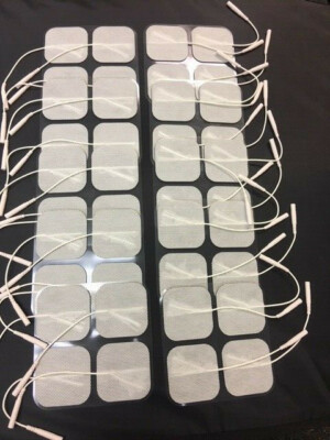 40 Replacement Tens Electrode Pads EMS Units 7000 3000 2x2 Muscle StimulatorBULK