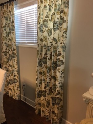 Beautiful Custom Made Drapery Panels 4 And 2 Pillows Ebay
