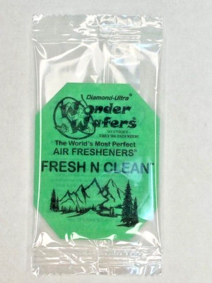 24@ Wonder Wafers ''Fresh N Clean'' INDIVIDUALLY WRAPPED Air Freshener