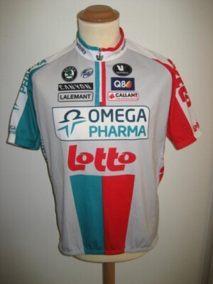 Omega Pharma Lotto vintage 2011 Belgium cycling maillot jersey shirt size 3XL