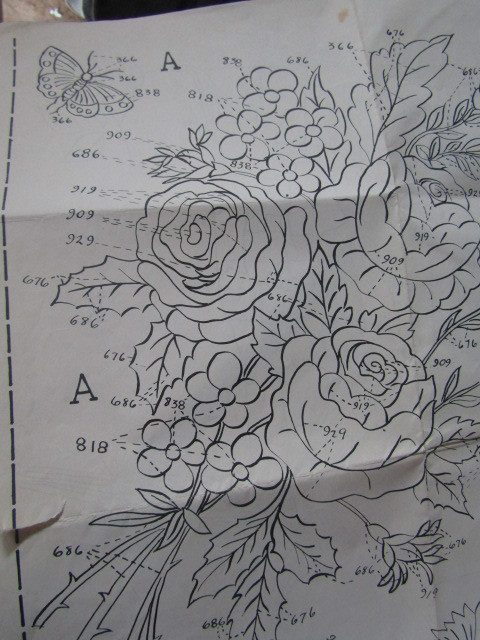 Vintage Transfer Pattern New York  Empire State