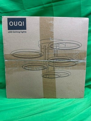 OUQI Modern LED Ceiling Light Dimmable Remote (br25)