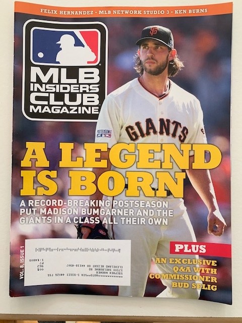 LOT OF 27 MLB BASEBALL INSIDER'S CLUB MAGAZINES,VOL 2 ISSUE 2-VOL 8 ISSUE 1