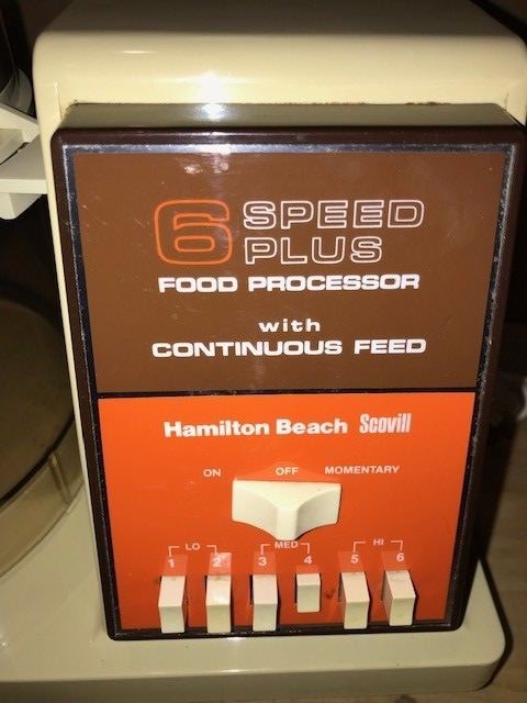 Hamilton Beach Scovill 6 Speed Plus Food Processor Model 738
