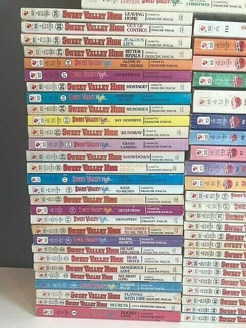 Sweet Valley High Lot of 178 Books - No Dups - Twins, University, Kids, Saga,etc