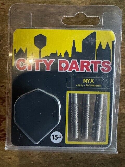 City Darts Nyx 18 gram (15.5g Barrel) 80% Tung Soft Tip Darts