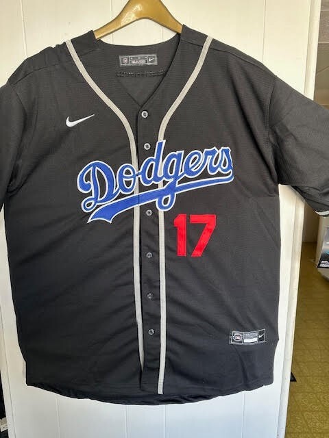 【激レア】Dodgers Ohtani 17 ユニフォーム 黒 Nike Youth Los Angeles Dodgers Shohei Ohtani #17 Black Pitch