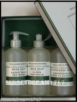 Williams-Sonoma Kitchen Essentials Kit, Winter Forest Hand/Dish Soap/Spray Set 