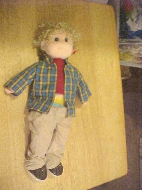 TY Beanie Boppers Collection RUGGED RUSTY 12” NWT Plush Toy Doll DOB11/3 Retired