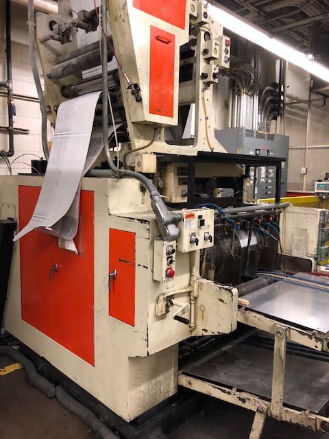 Hantscho Mark VI web printing presses units, WPC components, Perretta inking