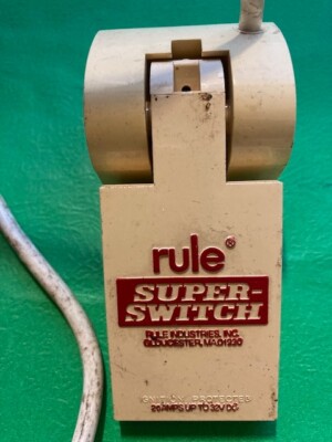 Rule Super Switch marine bilge pump float switch