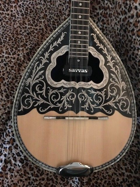 New Matsikas 8 String Bouzouki, Hard Case, Savas Pickup
