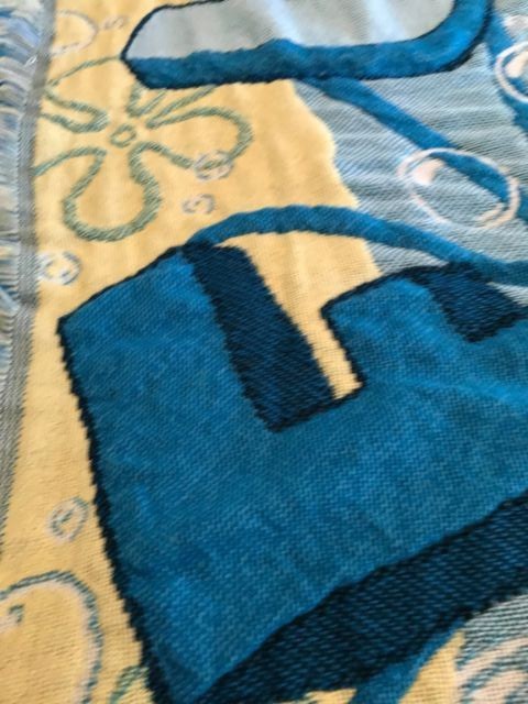 FUN SpongeBob SquarePants Blanket Afghan Free Shipping