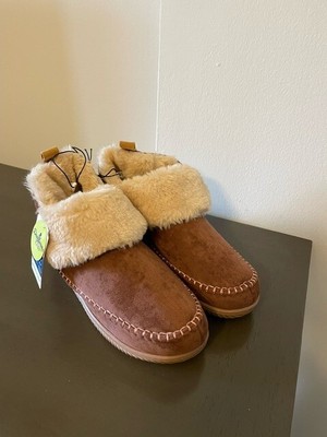 Dearfoams Women's Alpine Moritz Bootie Slipper 8 NWT