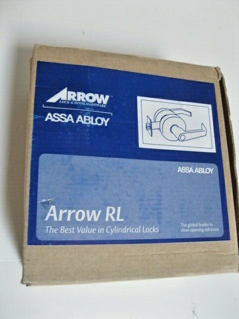 Lever Lockset,Mechanical,Passage,Grd. 2 ARROW RL01SR 26D