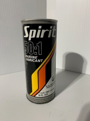 Vintage Arctic Cat Spirit Marine Outboard Oil Tin Can Full Pint For Boat Motor