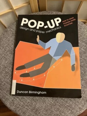 Pop Up Design and Paper Mechanics Book Good Softcover Textbook Free Shipping