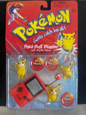 Hasbro Pokemon Poke Ball Blaster with Battle Discs Pikachu NEW
