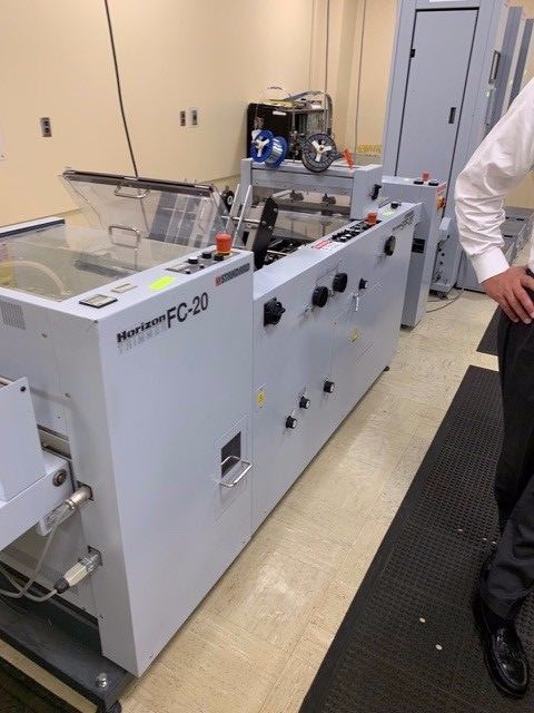 2007 Horizon VAC100 Bookletmaker 3 Tower Stitch Fold and Trimmer