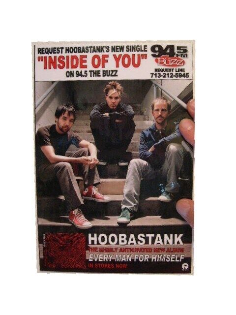 Hoobastank Laminated Stand Poster Inside Of You