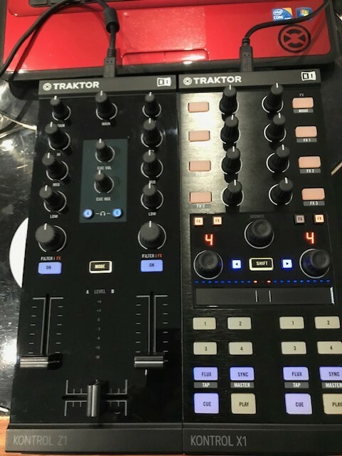 TRAKTOR X1 and Z1 CONTROLLERS WITH STANDS and CARRY BAGS