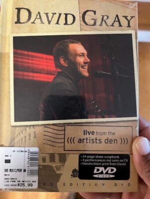 David Gray Live From The Artist Den ( DVD)    * NEW SEALED*