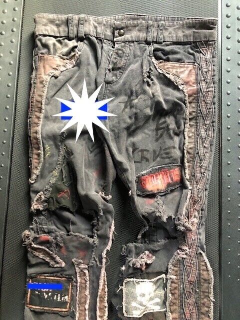 Motley Crue - Nikki Sixx - Owned and worn custom stage pants 2005-06 touring !!!