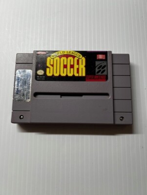 World League Soccer w/ Manual (Super Nintendo SNES, 1991) - Authentic