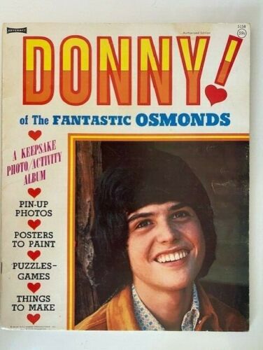 DONNY! of the Fantastic Osmonds Keepsake Photo/Activity Album 1973