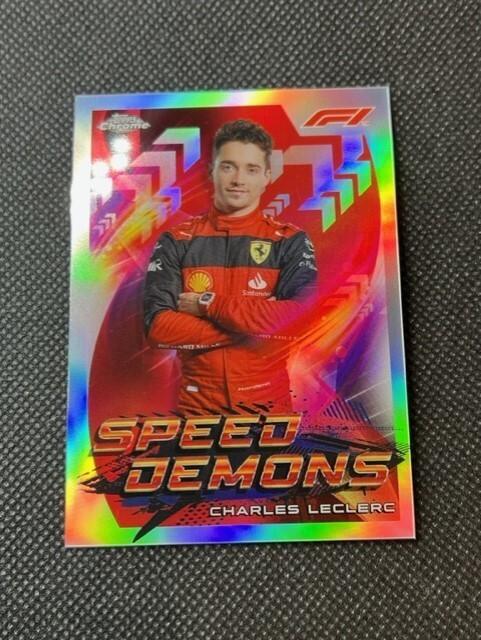 2022 Topps Chrome F1 Charles LeClerc Speed Demons Refractor