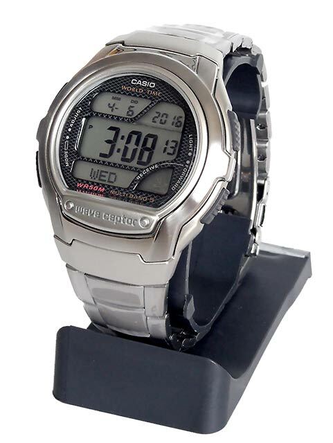 Casio WV58DU-1AVES Wave Ceptor Funkuhr Armbanduhr NEU und OVP