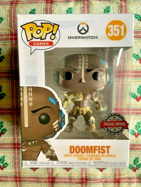 Overwatch - Leopard Skin Doomfist SE 351 Funko Pop Vinyl New