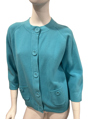 Womens turquoise shop cardigan sweater
