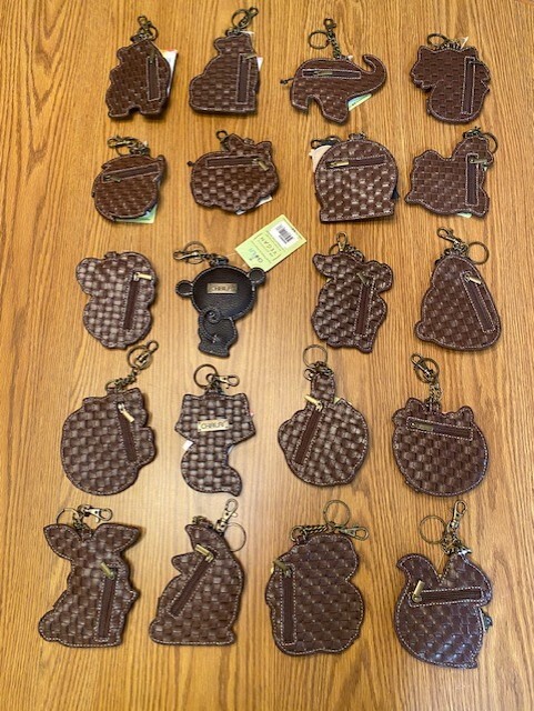 CHALA ANIMAL KEY FOBS - 20 FABULOUS CHOICES!!    NEW:  BUNNY!!