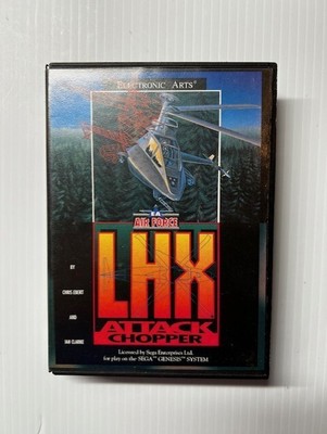 LHX Attack Chopper Sega Genesis Complete in Box
